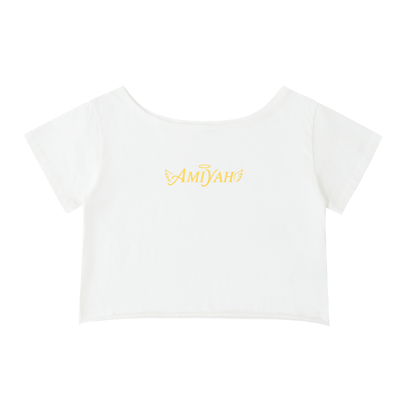 Off The Shoulder Halo Logo T-shirt