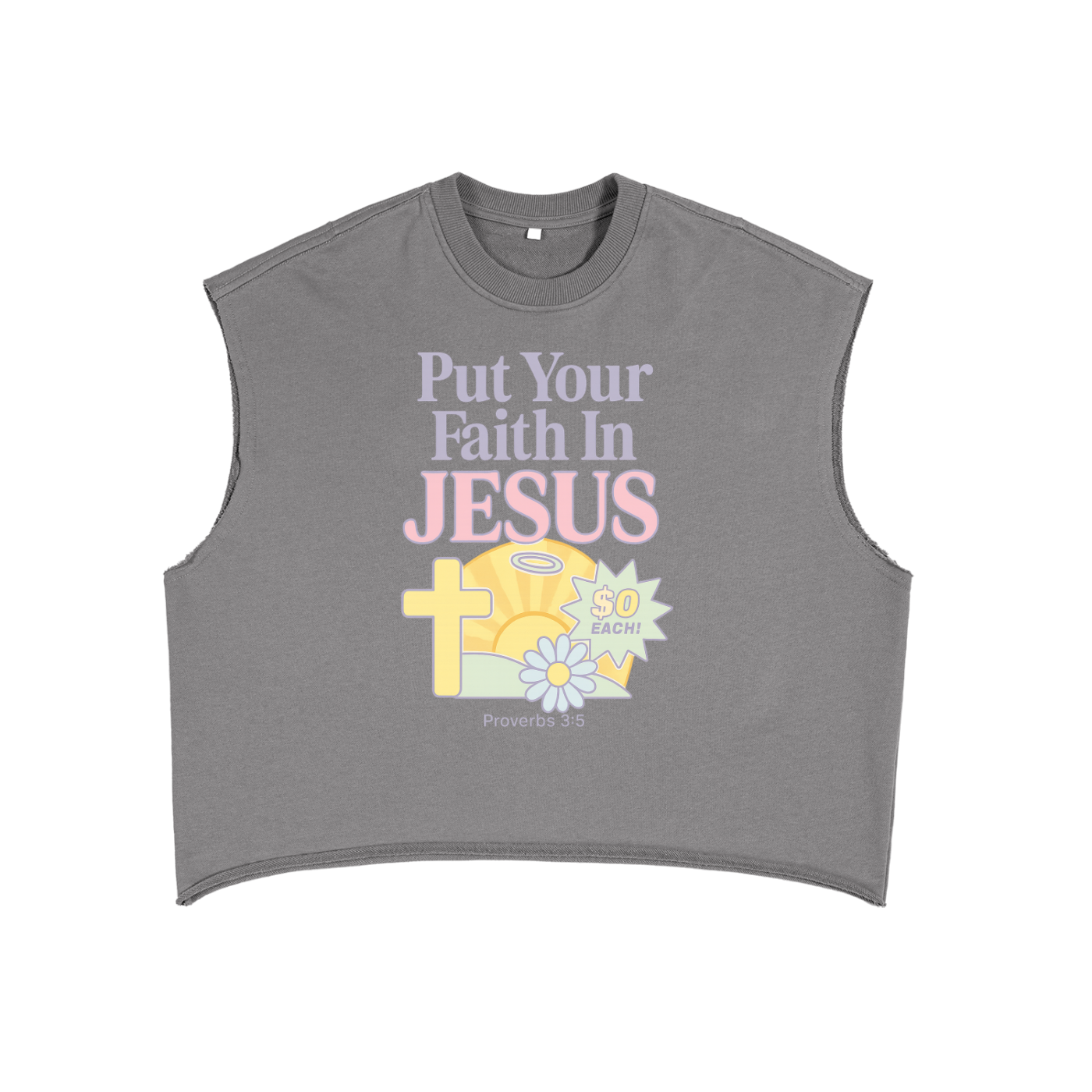 His Grace is Free Boxy Tank top