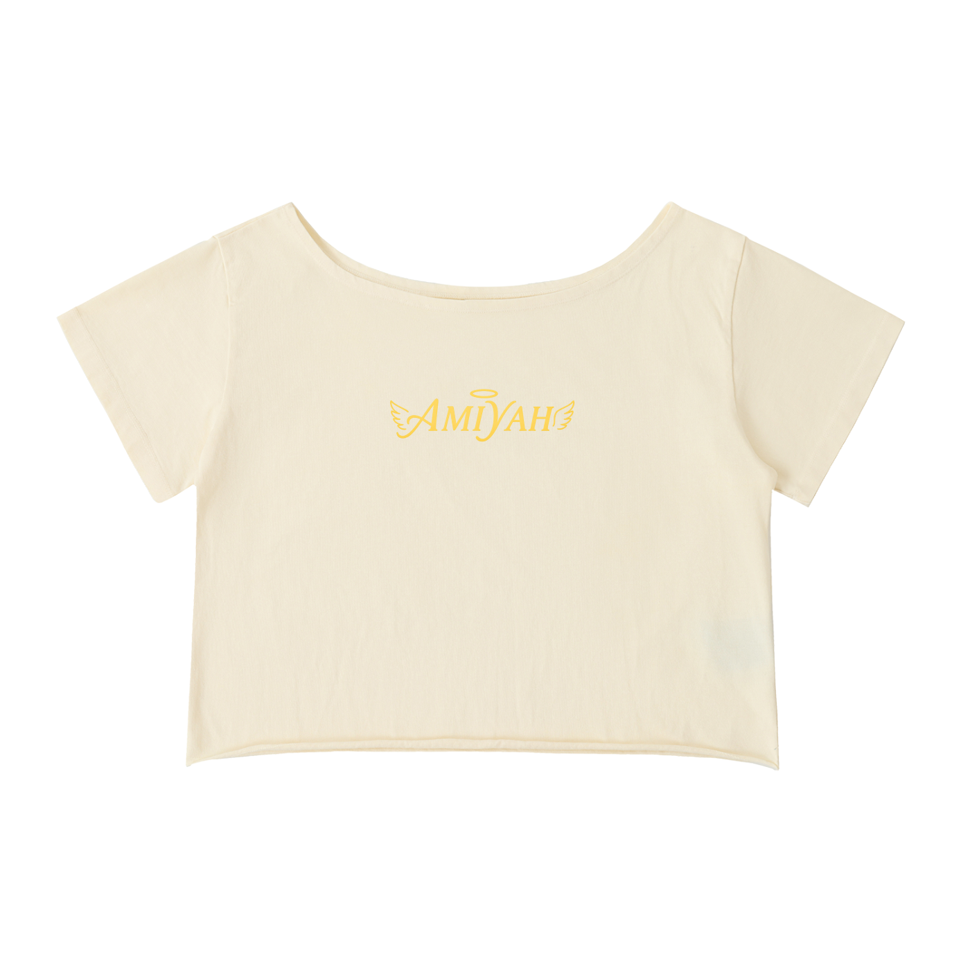 Off The Shoulder Halo Logo T-shirt