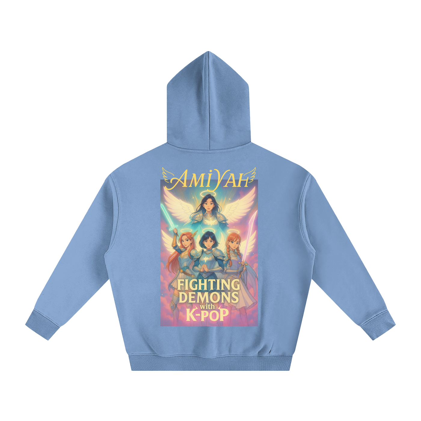 Demon Hunting w/ Kpop Oversized Fleeced Hoodie