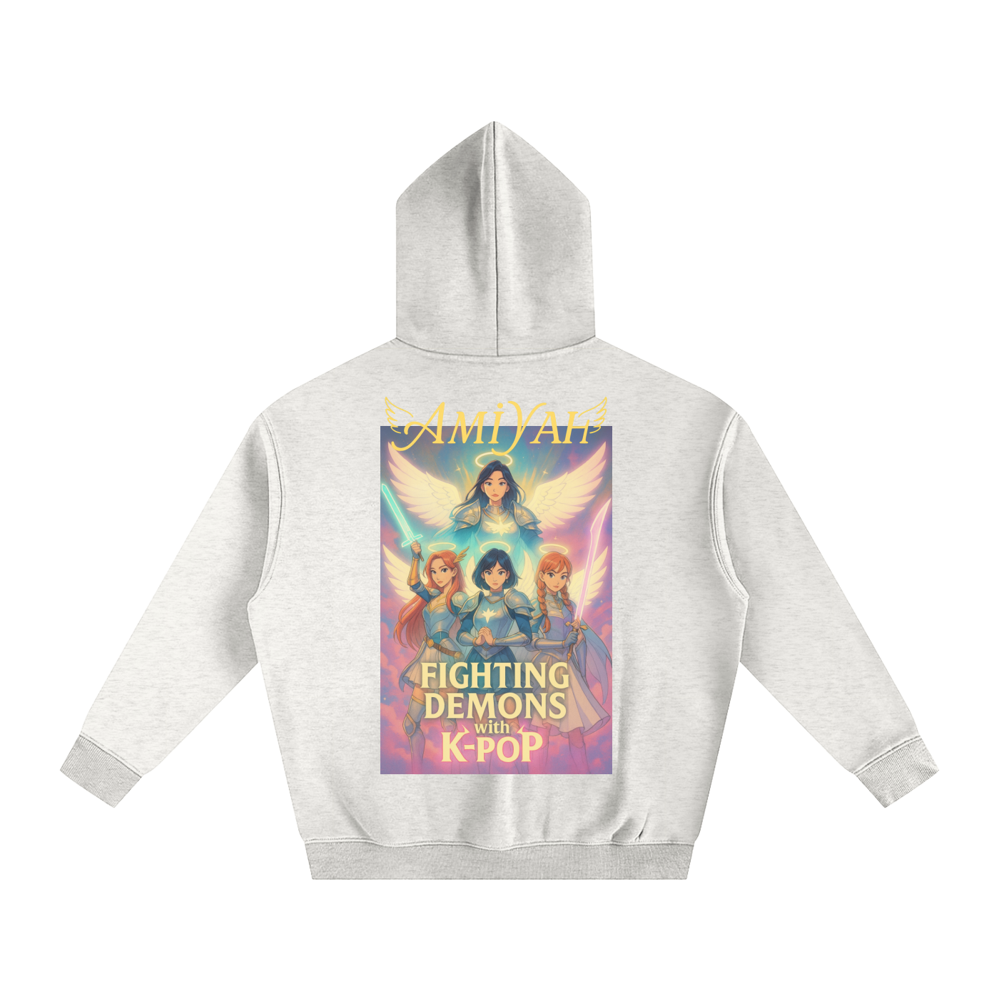 Demon Hunting w/ Kpop Oversized Fleeced Hoodie
