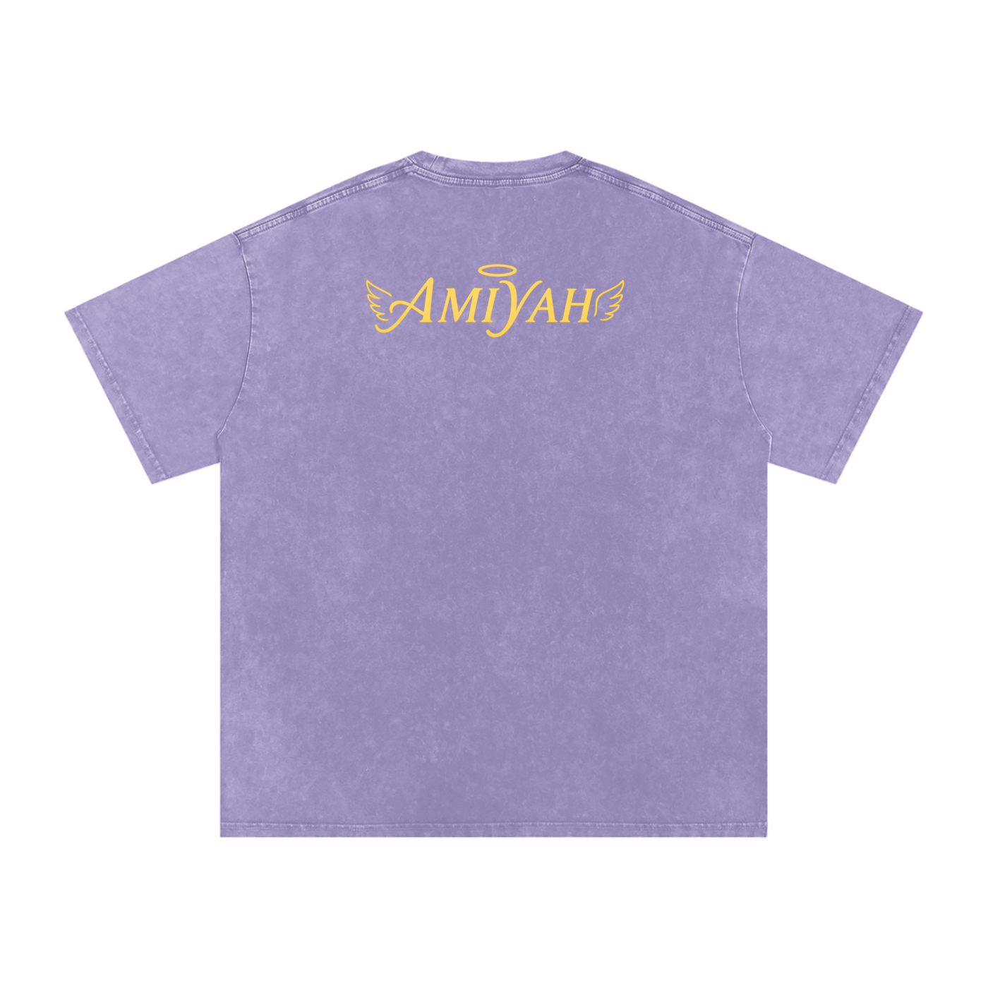 "Dark Clouds Don’t Bother Me" Acid Wash Oversized Tee
