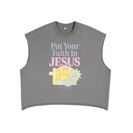His Grace is Free Boxy Tank top