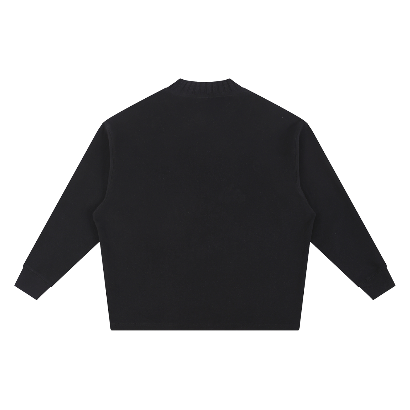 Knitted Round Neck Oversize Sweatshirt Essentials